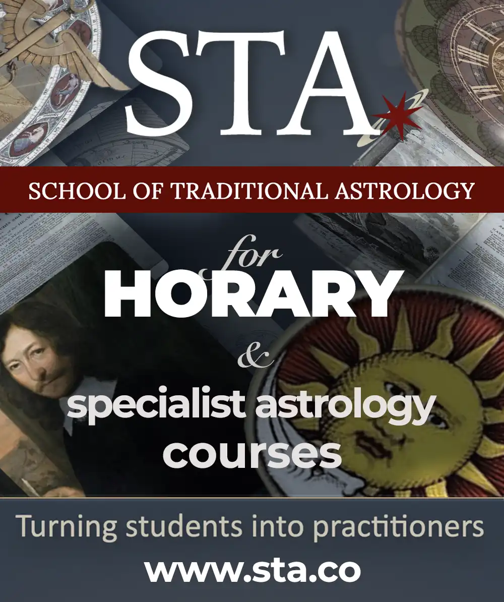 STA School of Traditional Astrology - for horary and specialist astrology courses