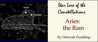 Star Lore of the Constellations: Aries the Ram - by Deborah Houlding